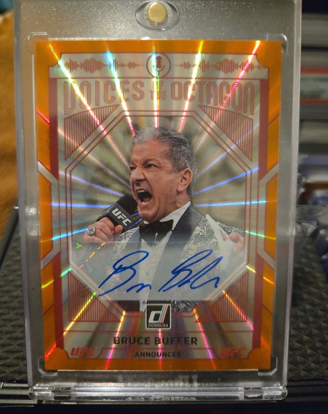 2022 Donruss UFC #221 Bruce Buffer Voices of the Octagon — front