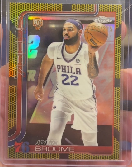 2025-26 Topps Chrome #285 Johni Broome — front