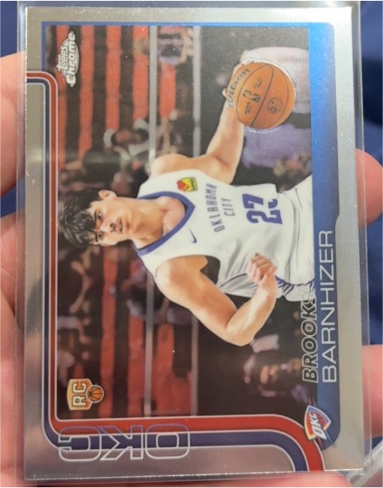 2025-26 Topps Chrome #295 Brooks Barnhizer — front