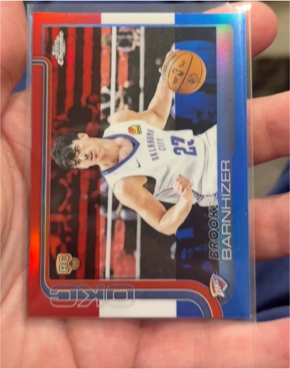 2025-26 Topps Chrome #295 Brooks Barnhizer — front