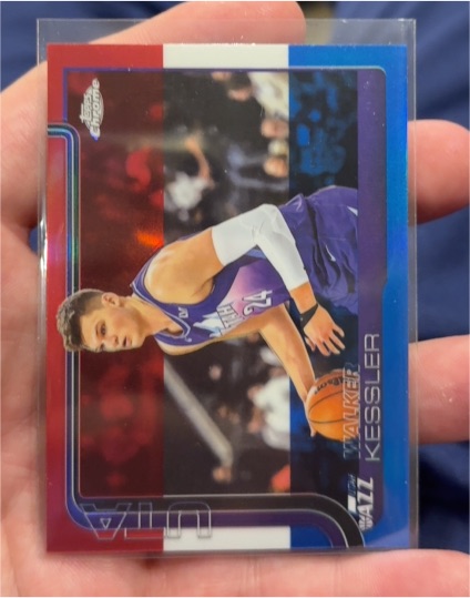 2025-26 Topps Chrome #205 Walker Kessler — front