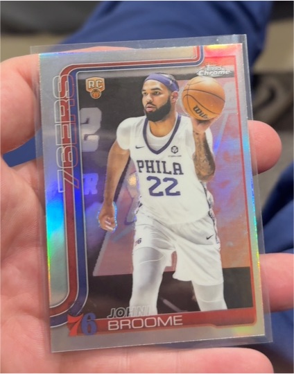 2025-26 Topps Chrome #285 Johni Broome — front