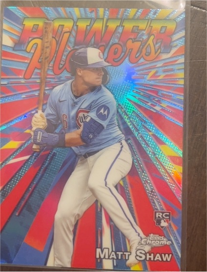 2025 Topps Chrome Update #PP-26 Matt Shaw Power Players — front