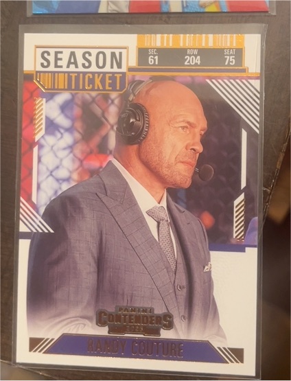 2025 Panini Contenders PFL Season Ticket #49 Randy Couture — front