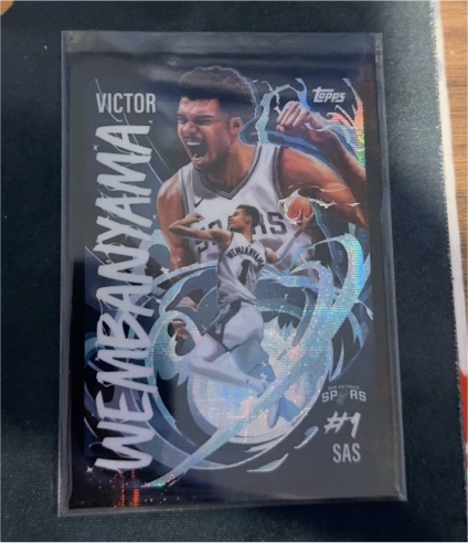 2025-26 Topps Chrome Ultra Violet #UV-8 Victor Wembanyama — front