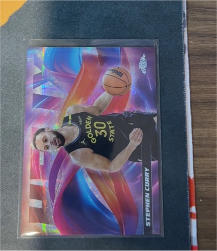 2025-26 Topps Chrome #H-3 Stephen Curry — front