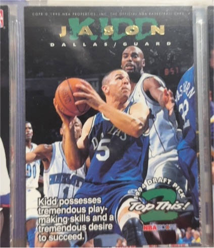 1994-95 Topps Hoops #422 Jason Kidd — front