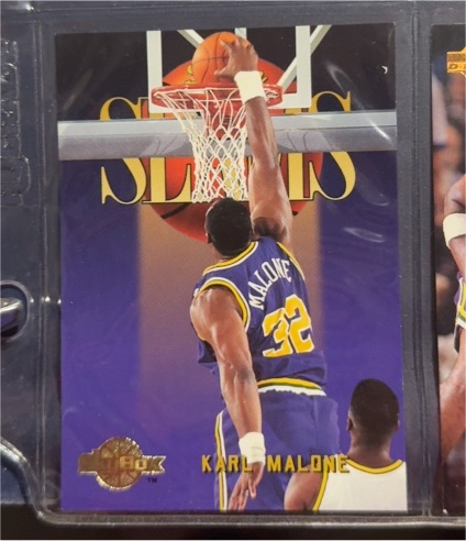 1995 SkyBox Slams #308 Karl Malone — front