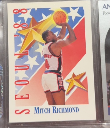 1991-92 SkyBox #555 Mitch Richmond USA Basketball — front