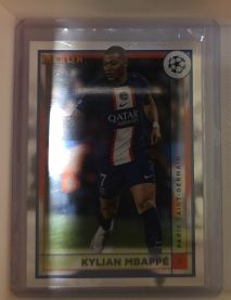 2022-23 Topps Chrome UEFA Club Competitions #100 Kylian Mbappé — front