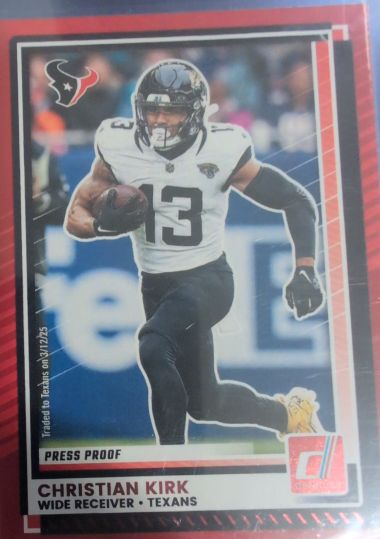 2025 Donruss #182 Christian Kirk — front
