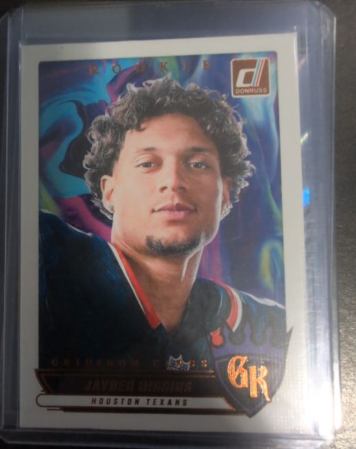 2025 Donruss #RGK-JHS Jayden Higgins Rookie Gridiron Kings — front