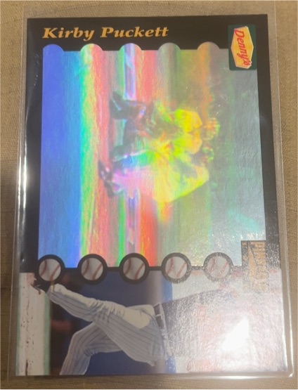 1996 Pinnacle Denny's Instant Replay Full Motion Holograms #11 Kirby Puckett — front