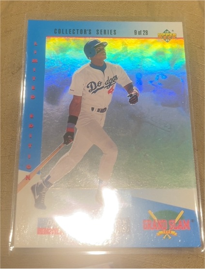 1993 Upper Deck Denny's Grand Slam #9 Darryl Strawberry — front