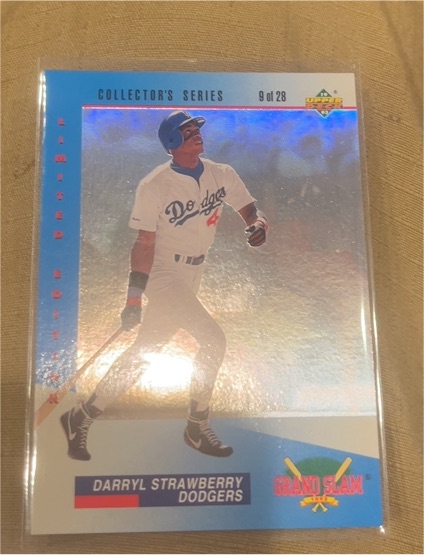 1993 Upper Deck Grand Slam #9 Darryl Strawberry — front