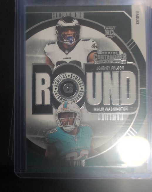 2024 Panini Contenders #20 Johnny Wilson / Malik Washington Round Numbers — front