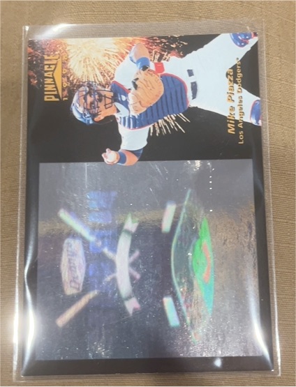 1996 Pinnacle Denny's Grand Slam #3 Mike Piazza — front
