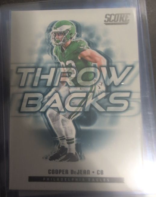 2025 Panini Score Throwbacks #17 Cooper DeJean — front