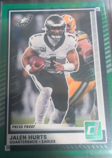 2025 Donruss #16 Jalen Hurts Press Proof — front