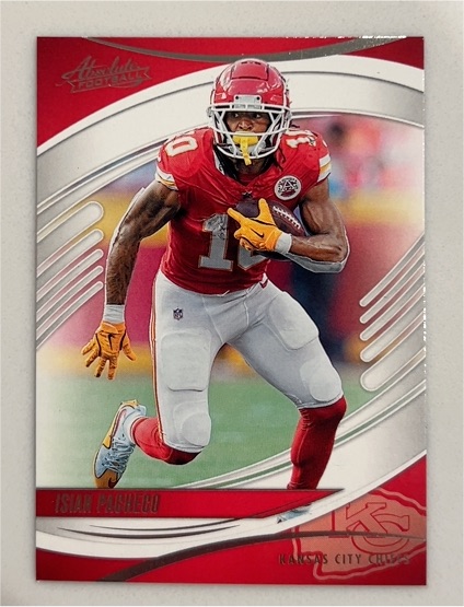 2025 Panini Absolute #92 Isiah Pacheco — front