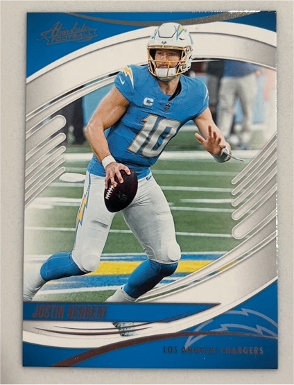 2025 Panini Absolute #11 Justin Herbert — front