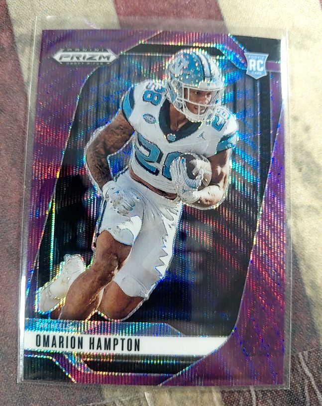 2025 Panini Prizm Draft Picks #74 Omarion Hampton — front