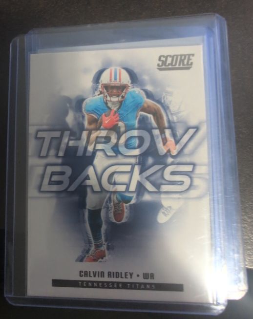 2025 Panini Score #12 Calvin Ridley Throwbacks — front