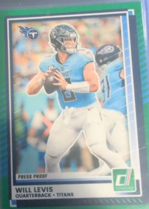 2025 Donruss #80 Will Levis — front