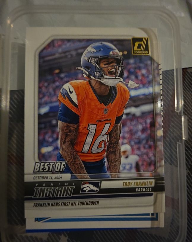 2025 Panini Donruss #INS-TFN Troy Franklin — front