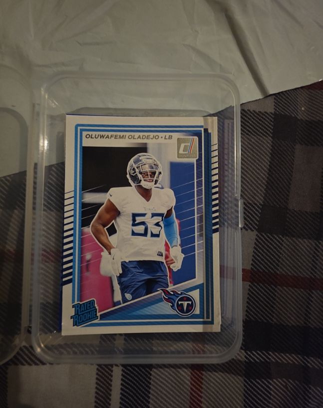 2025 Donruss #384 Oluwafemi Oladejo — front