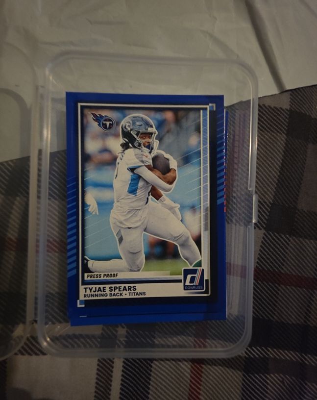 2025 Panini Donruss #256 Tyjae Spears — front