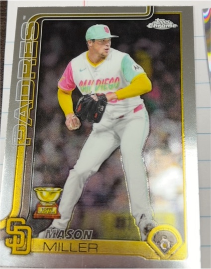 2025 Topps Chrome Update #USC195 Mason Miller — front