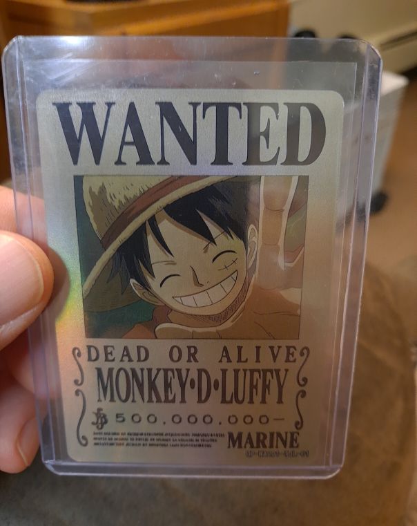 One Piece Monkey D. Luffy Wanted Poster — front