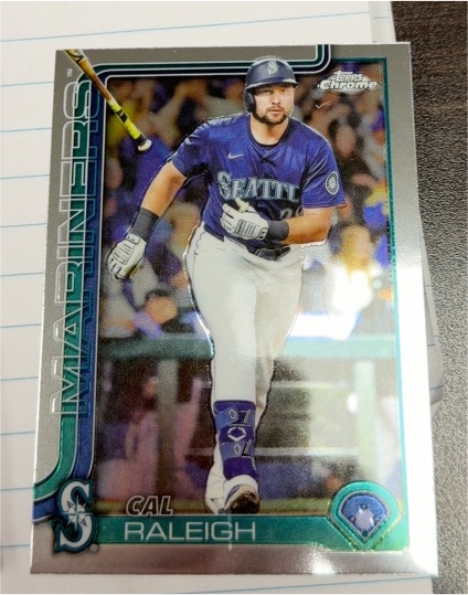 2025 Topps Chrome #603 Cal Raleigh — front