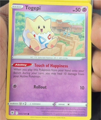 2022 Pokémon Astral Radiance #055 Togepi — front