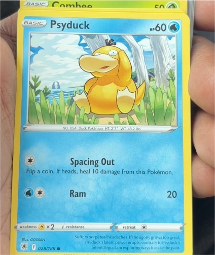 2022 Pokémon Sword & Shield Astral Radiance #028 Psyduck — front