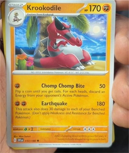 2023 Pokémon SV01: Scarlet & Violet Base Set #117 Krookodile — front