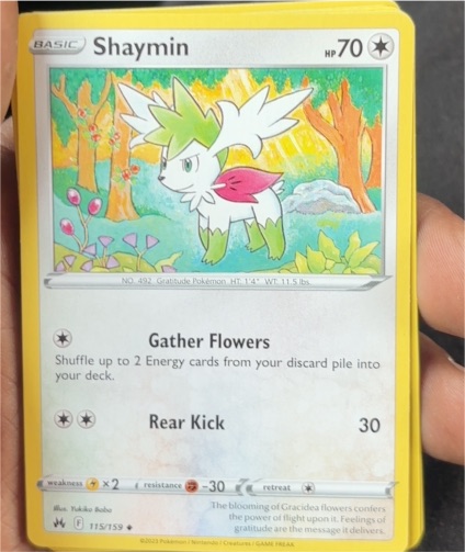 2023 Pokémon TCG Crown Zenith #115 Shaymin — front