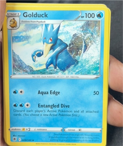 2022 Pokémon TCG Sword & Shield Astral Radiance #029 Golduck — front