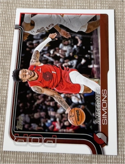 2025-26 Topps #123 Anfernee Simons — front