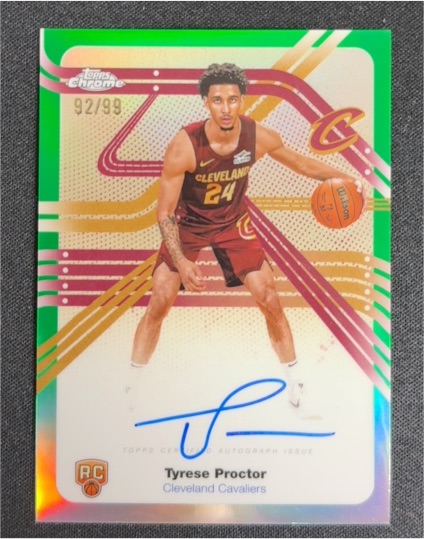 2025 Topps Chrome #92 Tyrese Proctor — front