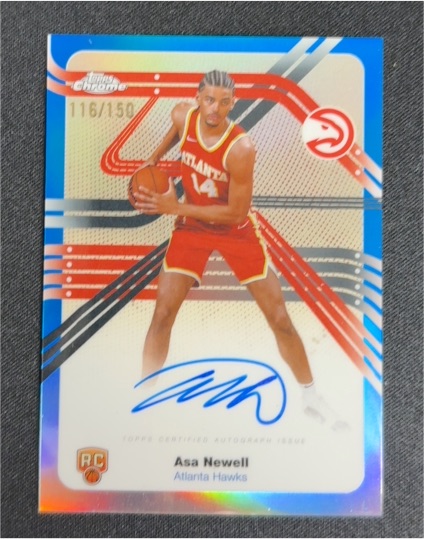 2025-26 Topps Chrome Next Stop #NS-AN Asa Newell — front