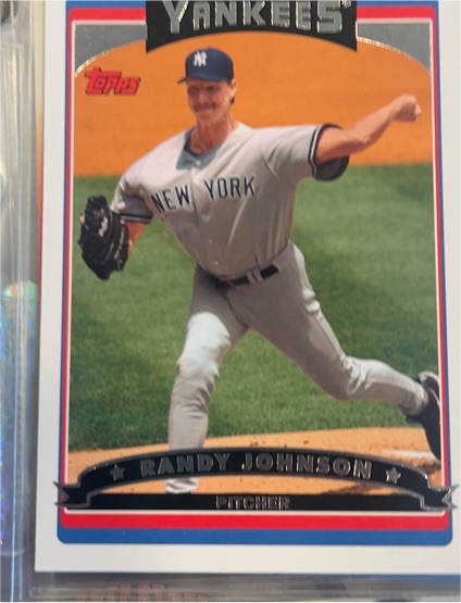 2006 Topps New York Yankees #NYY9 Randy Johnson — front