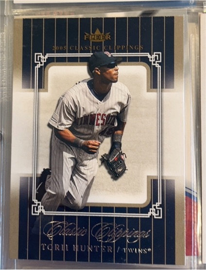 2005 Fleer Classic Clippings #46 Torii Hunter — front