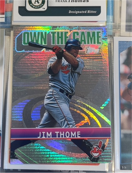 2002 Topps Own the Game #OG18 Jim Thome — front