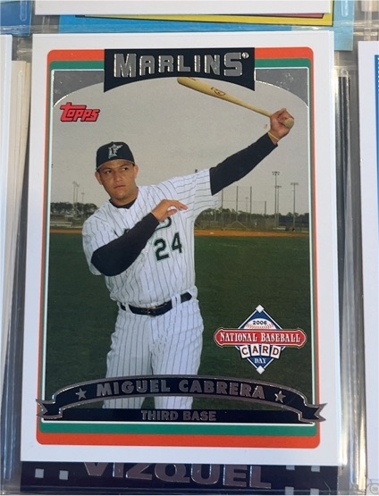 2006 Topps National Baseball Card Day #10 Miguel Cabrera — front