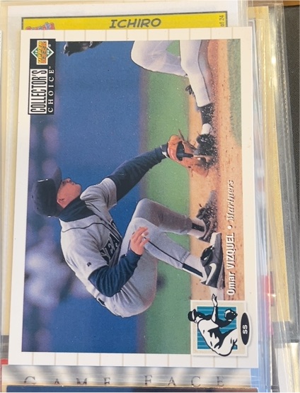 1994 Upper Deck Collector's Choice #285 Omar Vizquel — front