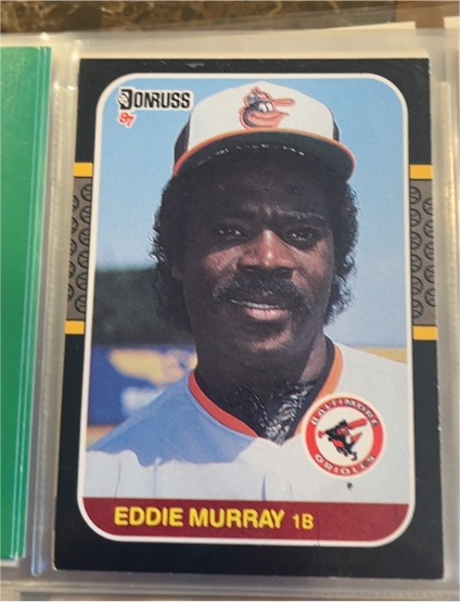 1987 Donruss #48 Eddie Murray — front