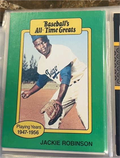 1987 Hygrade Baseball's All-Time Greats #NNO Jackie Robinson — front