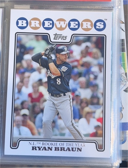 2008 Topps #101 Ryan Braun — front
